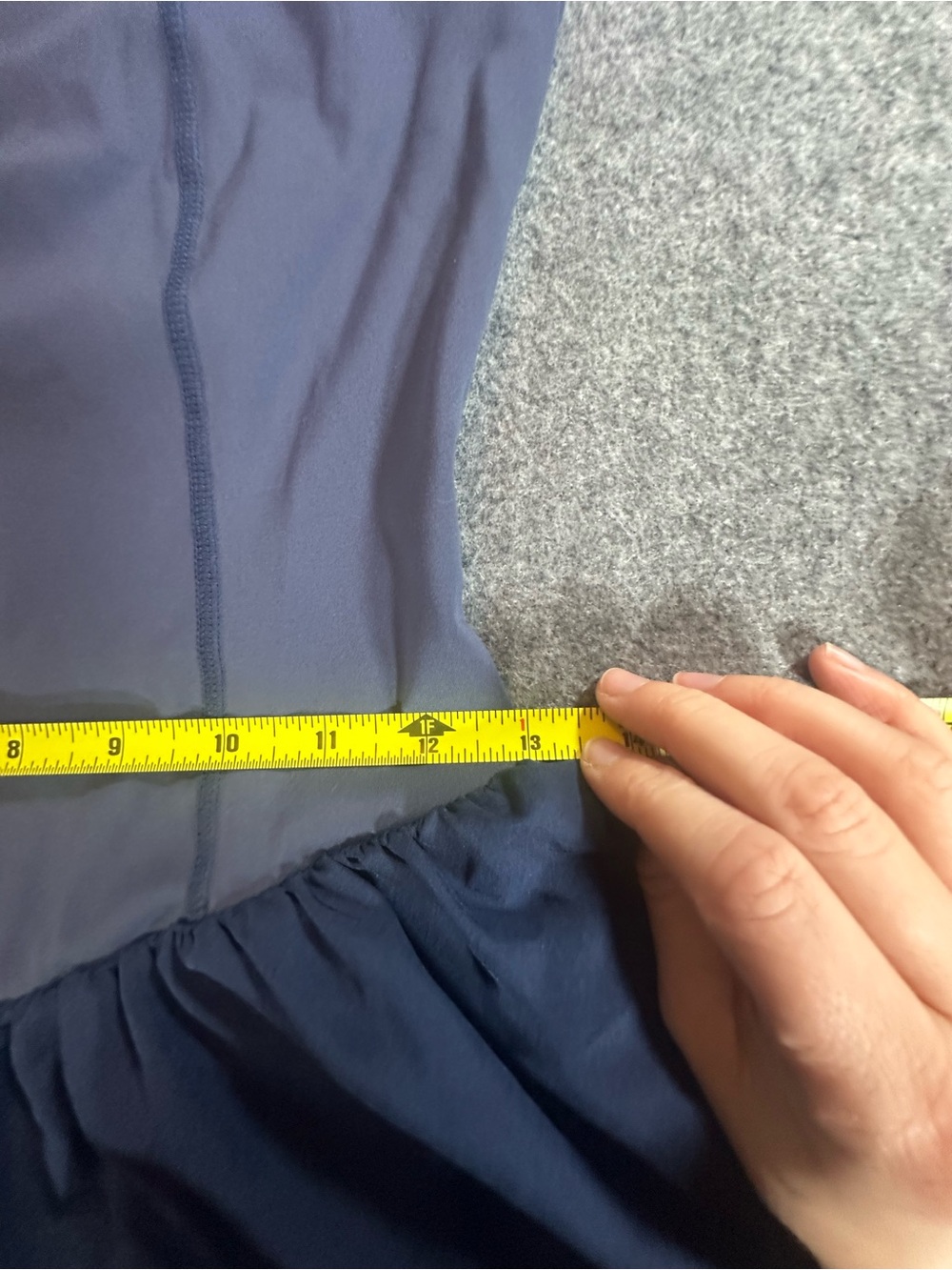 Blue Square-Neck Athletic Romper - Picture 6 of 10